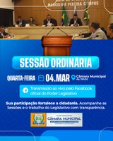 Sessão Ordinária (04/03)