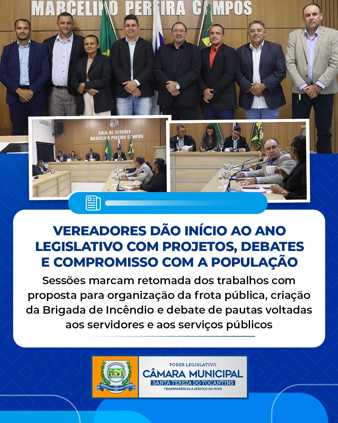 Sessões marcam retomada dos trabalhos