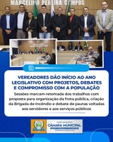 Sessões marcam retomada dos trabalhos